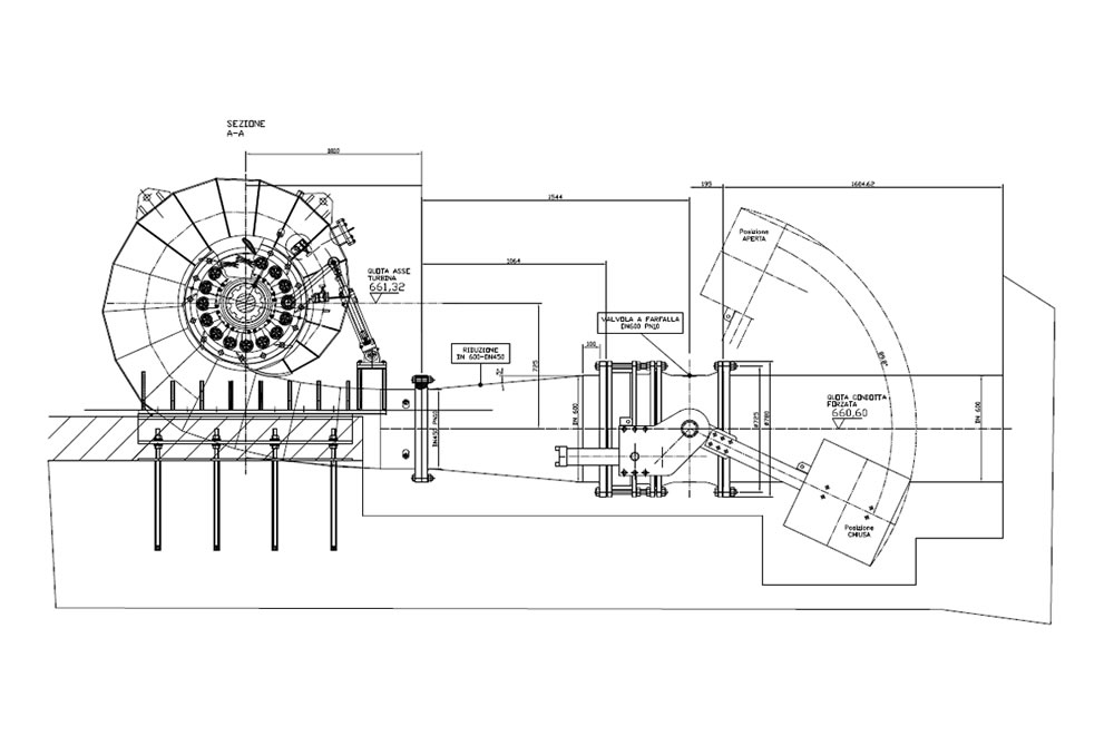 immagine progettazione centrale idroelettrica CHATILLON